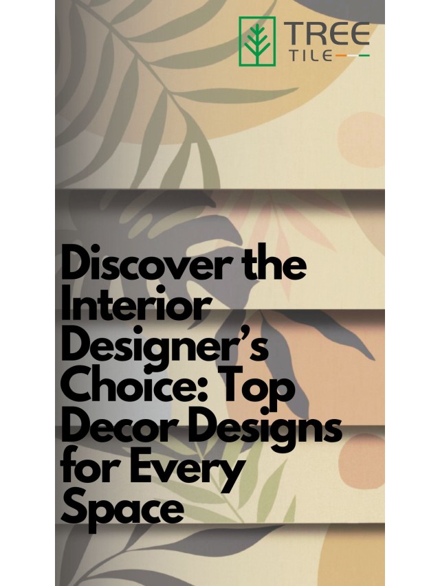 Stylish Tile Decor: How to Enhance Your Bathroom, Kitchen, and Living Room Aesthetics